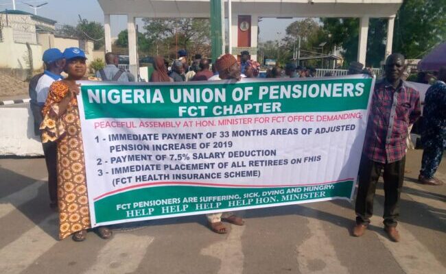 FCT pensioners embarks on peaceful protest,