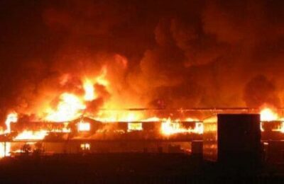 Fire Razes 15 Shops In Enugu Market