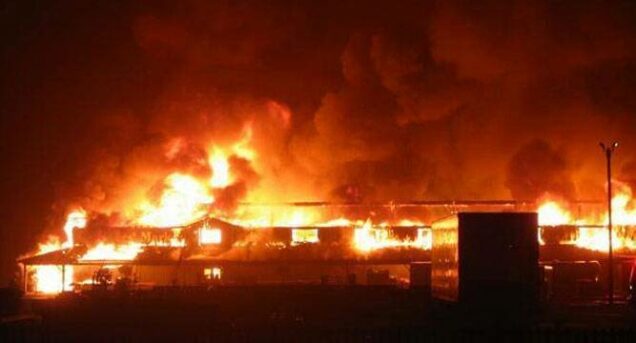 Fire Razes 15 Shops In Enugu Market