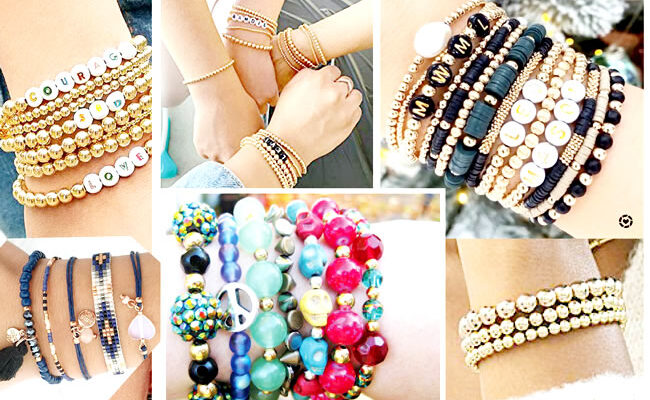 Glam it up with Bead Bracelets