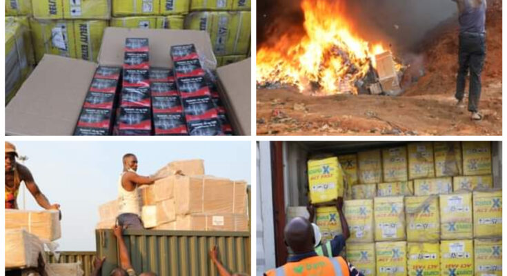 NAFDAC Destroys 5 Containers Of Unregistered Drugs Worth N95bn