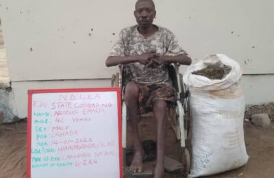 NDLEA Nabs Notorious Physically Challenged Drug Dealer, Seizes 6.2kgs Cannabis