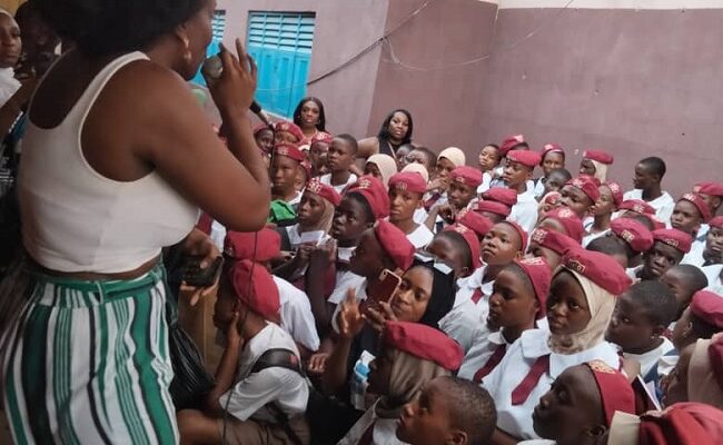 NGOs train schoolgirls on safe menstrual hygiene practices, donate free sanitary pads