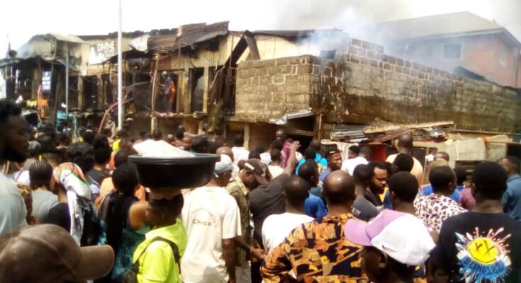 NOT AGAIN: Fire razes down popular market in Benin City