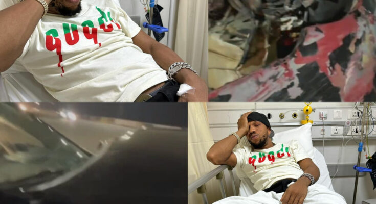 Nollywood Actor, Charles Okocha Survives Car Accident In Lagos