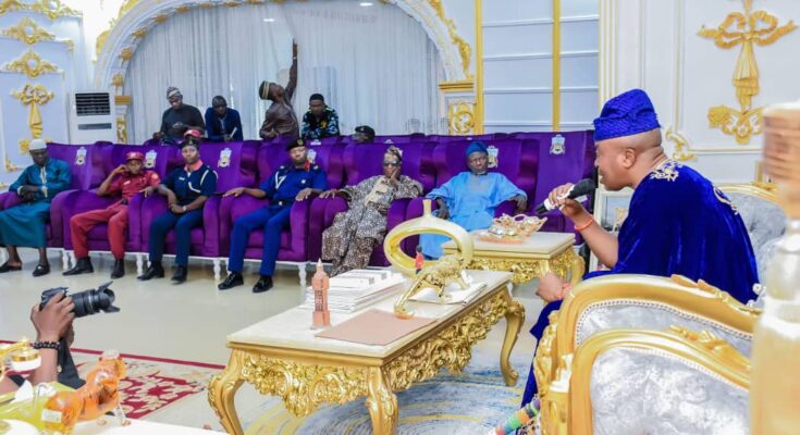 Oluwo Meets Security Operatives, Fulanis, Bororo, Others