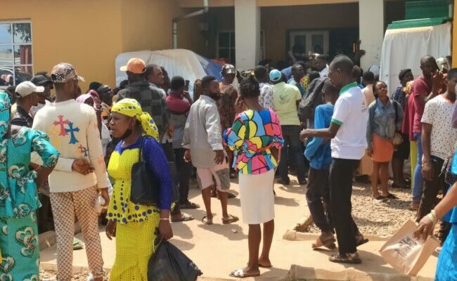 Ondo residents troop out for PVC collection