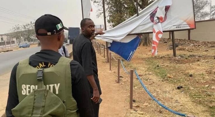 Osun: LP candidate accuses PDP of destroying campaign billboards in Ijesaland