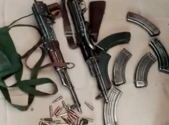 Police recover arms, ammunition, cash belonging to fleeing