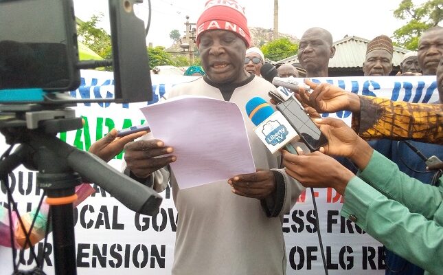 Taraba pensioners go spiritual, protest against Gov Ishaku's senatorial bid