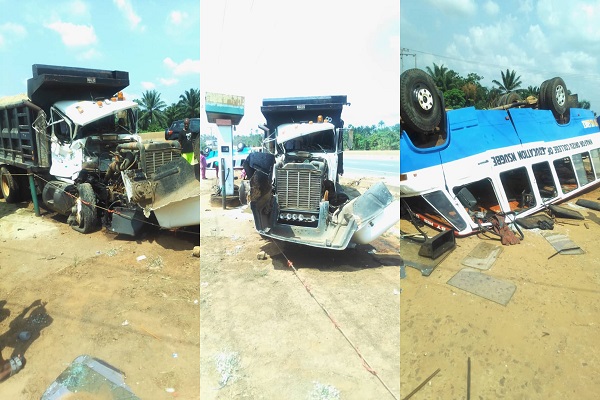 42 Injured In Anambra Road Accident Involving Truck, School Bus