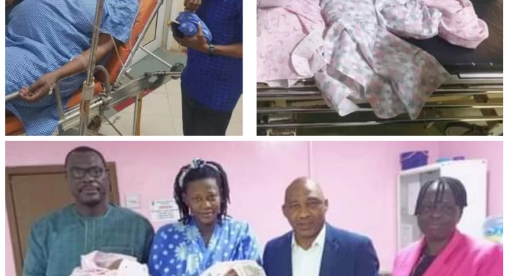 After 11 Years Of Waiting, 37-Year-Old Nigerian Woman Gives Birth To Quadruplets