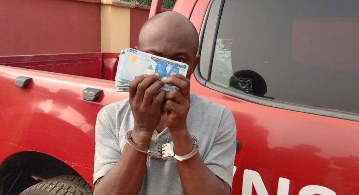 Amotekun arrests man with fake N100,000 new naira notes in Ekiti