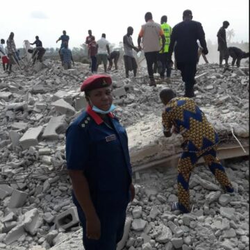 Breaking: 3 feared dead, many injured as two-storey building collapses in Rivers