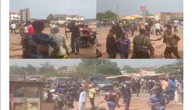 Chaos As Protest Rocks Abeokuta Over Naira, Fuel Scarcity