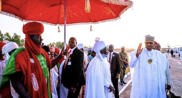 President Muhammadu Buhari in Daura