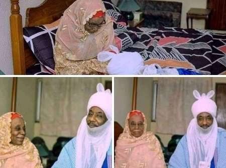 Deposed Emir of Kano, Sanusi II visits mom