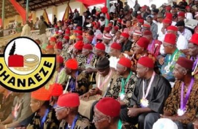 Governors Have No Right To Challenge Buhari – Ohaneze Ndigbo