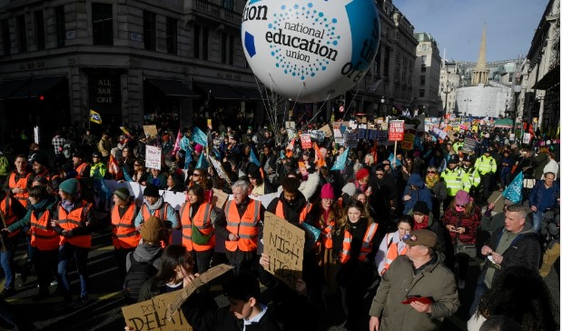 Half A Million Strike In UK's Largest Walkout In 12 years