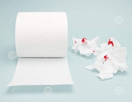 avoid stain during menstrual cycle, Tissue paper