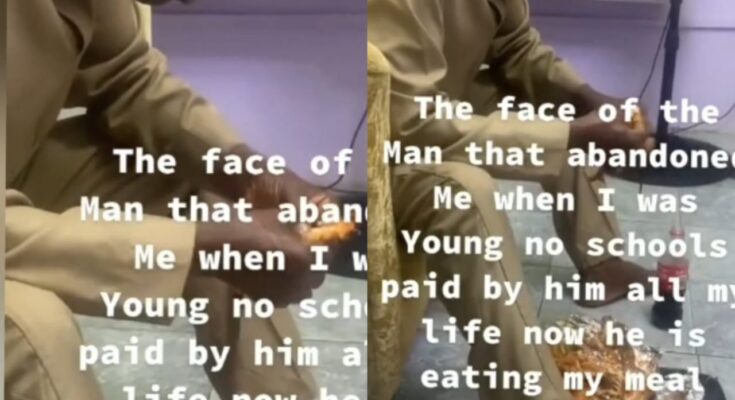Lady Shames Father For Eating Her Food After Abandoning His Family Years Ago (Video)