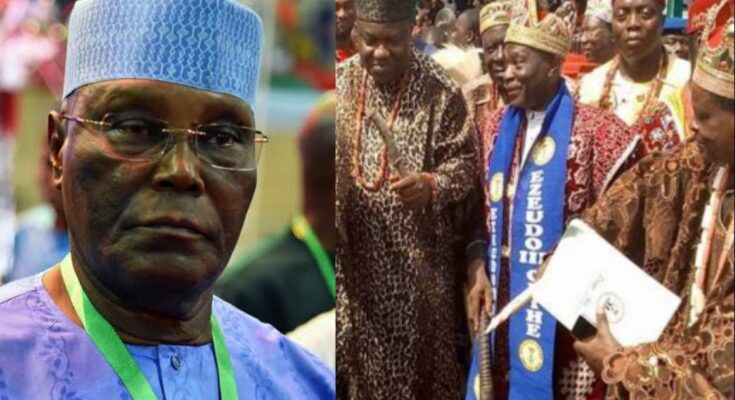 Atiku Abubakar and Enugu Traditional Rulers