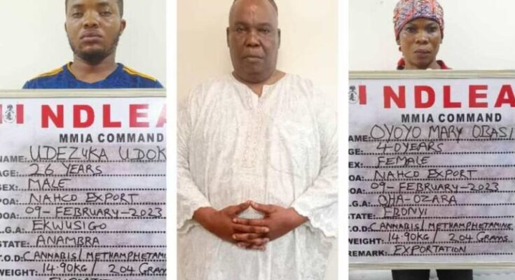 NDLEA Nabs Church General Overseer, 2 Others With Illegal Drugs Enroute Dubai