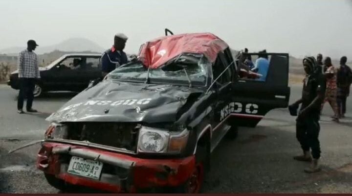 NSCDC vehicle carrying election material to Lagos crashes in Abuja