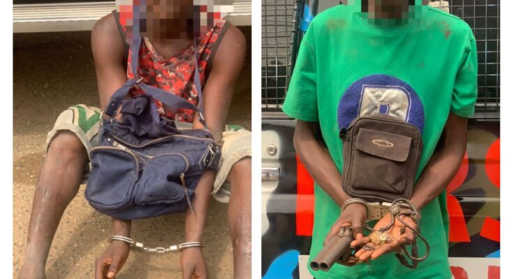 Police Arrest Two Suspects With Locally Made Guns, Charms In Lagos