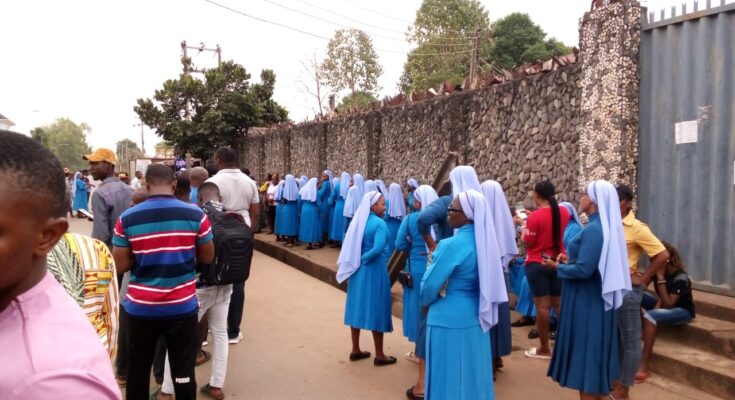 Rev. sisters troop out with full attire to vote in Ebonyi
