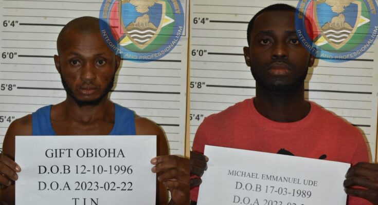 Two Nigerian Men Arrested In Guyana Attempting To Mail Cocaine Overseas