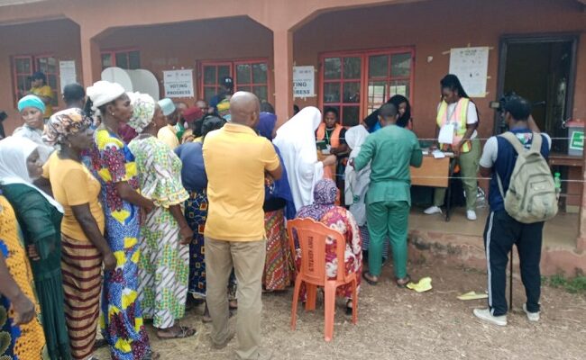 Voting commences in Oshiomhole's LGA