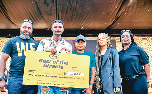 Winner emerges from MTN ‘Best of the Streets’ competition’