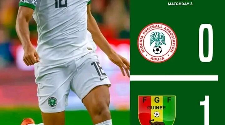 2023 AFCON: Guinea-Bissau Shock Super Eagles In Abuja To Go Top Of Group A