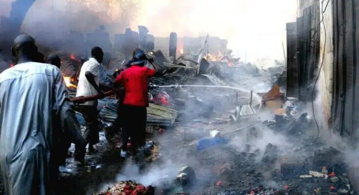 Fire Razes Another Popular Market In Borno