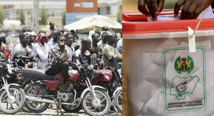 Okada riders and ballot box