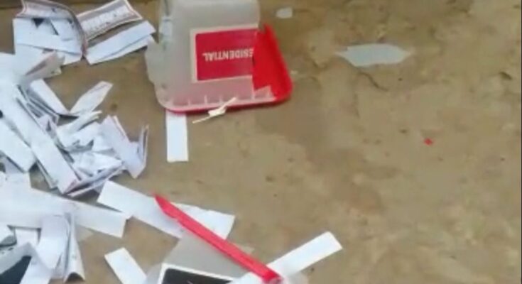 Destroyed ballots and other voting materials