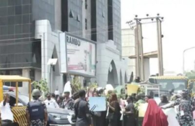 Women Protesters Barricade National Collation Centre, Threaten To Strip Naked