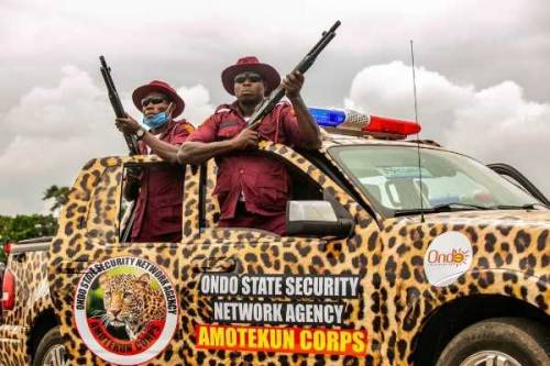 Amotekun Decries Large Entry Of Headsmen Into Ondo