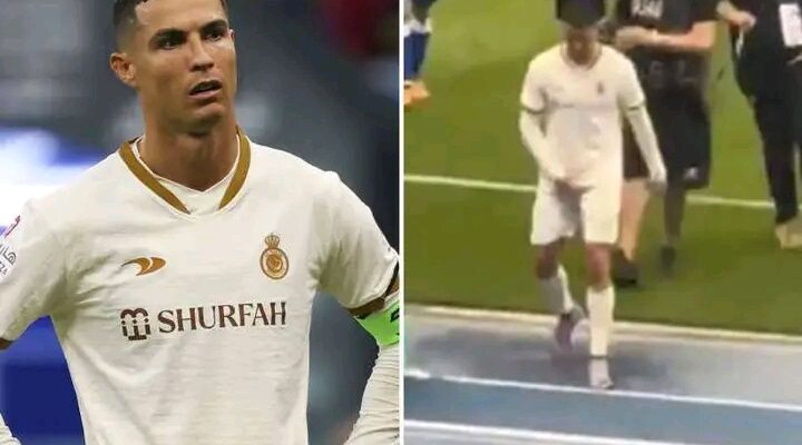 Cristiano Ronaldo Risks Deportation After Grabbing His Manhood In Public