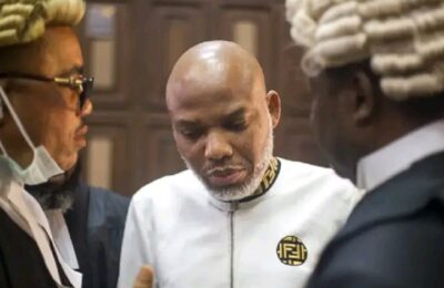 FG Brings Nine New Grounds Against Kanu's Release As Court Adjourns Case Till Next Month
