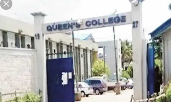 Fire Guts Queens College in Lagos