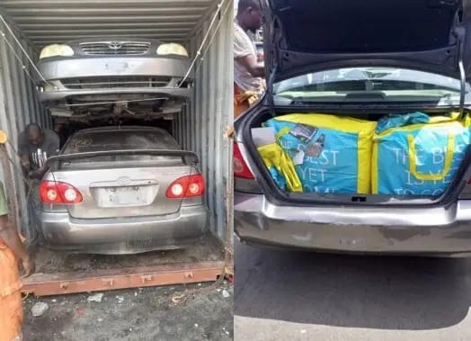 NDLEA Intercepts Drugs Consignment Hidden In Imported Car, Food Items At Lagos Airport, Seaport