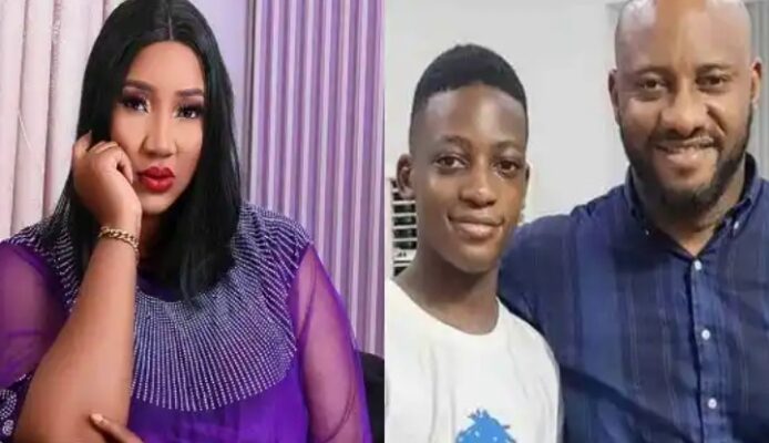 Nigerians Drag Judy Austin For Mourning Yul Edochie's Son