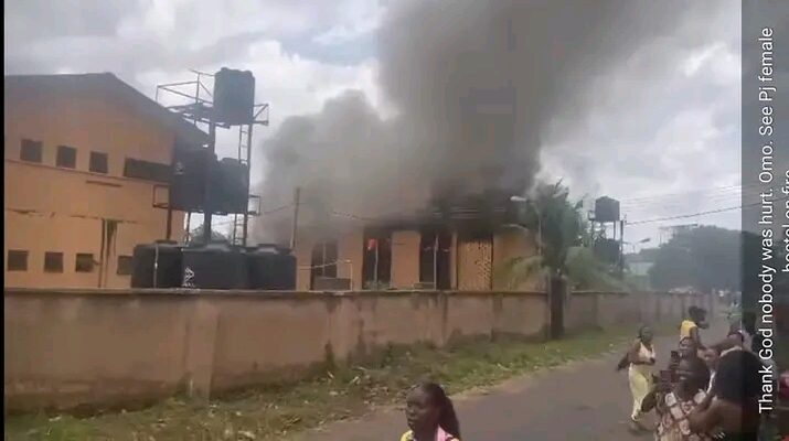 Properties Destroyed As Fire Guts UNIBEN Female Hostel
