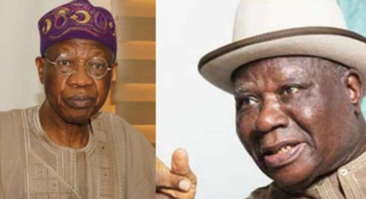 “What Will Be My Offence? — Lai Mohammed Dismisses Edwin Clark's Call For Arrest, Prosecution