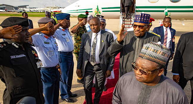 Buhari Returns To Abuja After Extended Stay In London