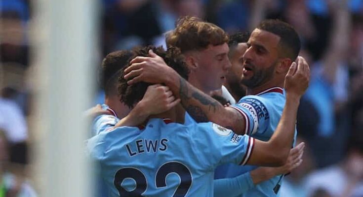 Manchester City Celebrate 2022-2023 EPL Title After Defeating Chelsea