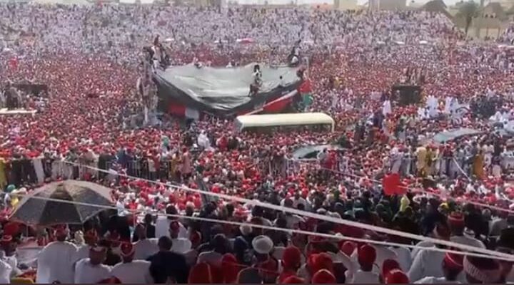 Stage Collapses At Kano Swearing-In Ceremony (Video)