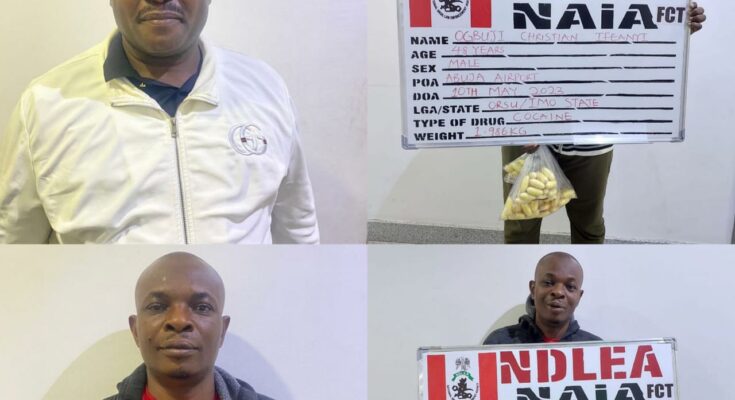 Two Businessmen Excrete 193 Cocaine Pellets In NDLEA Custody At Abuja Airport (Video)